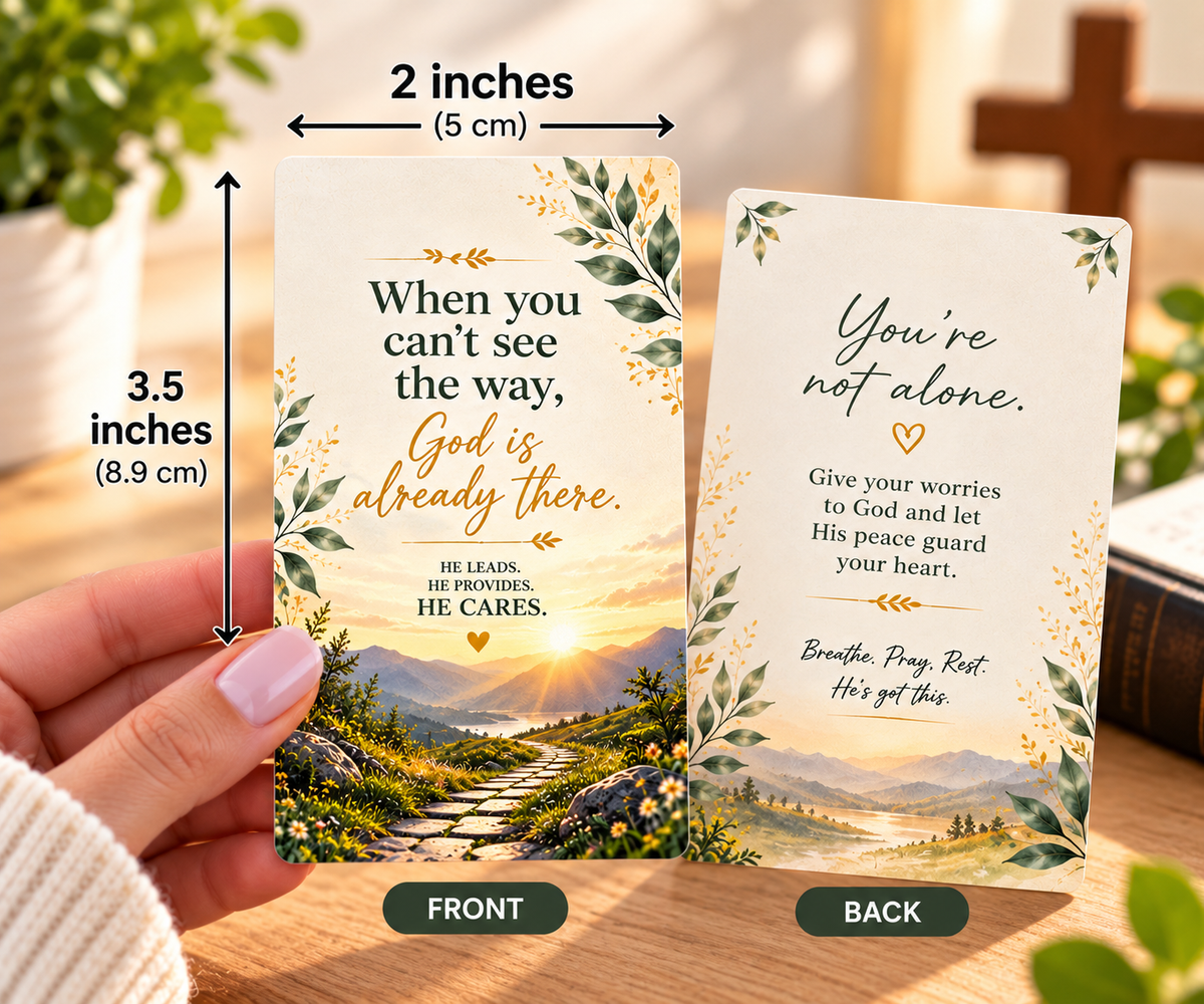God Is Already There: Pocket Prayer & Encouragement Cards