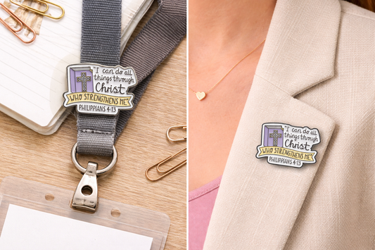 Philippians 4:13 Lapel Pin – I Can Do All Things Through Christ