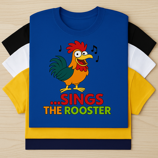 "Sings the Rooster"  De Colores Inspired Christian T-Shirt