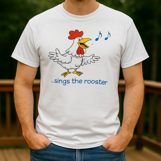 Sings The Rooster Original Emblem T-Shirt