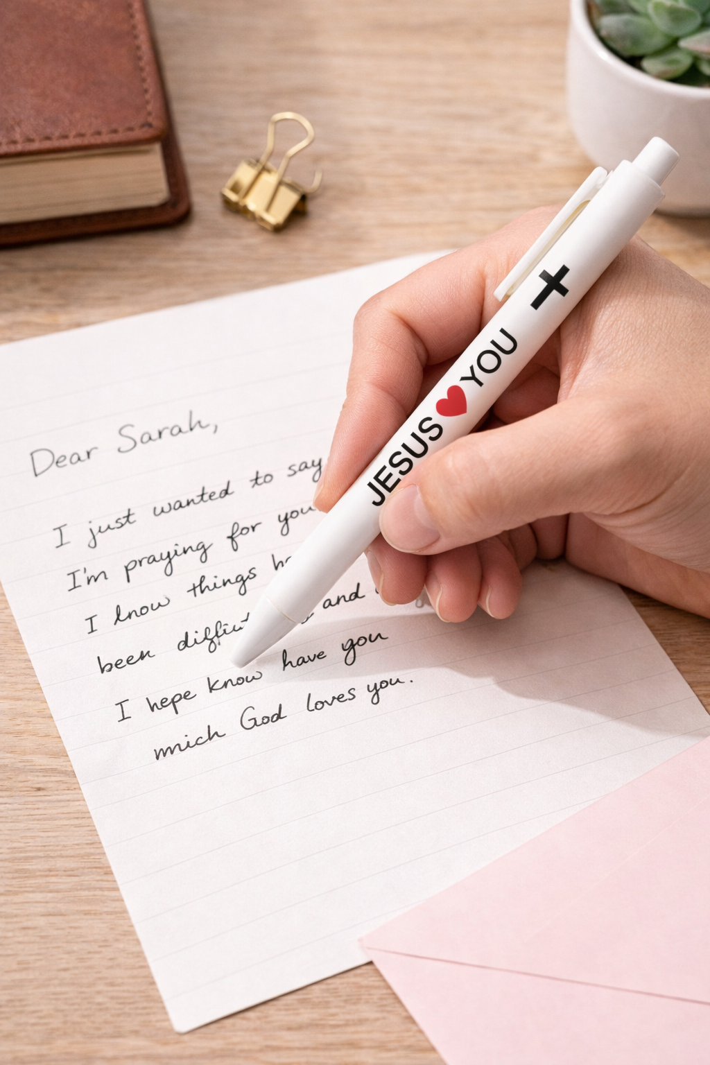 "Jesus ❤️ You" / "I ❤️ Jesus" Faith Pen Set