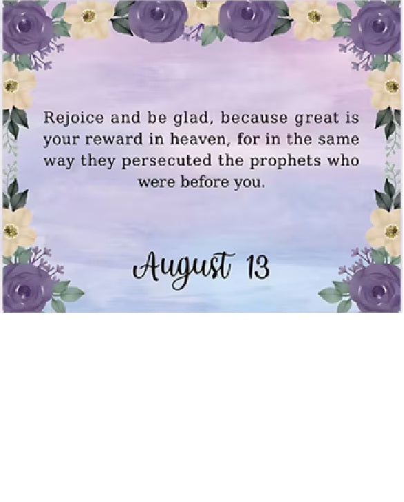 Bible Desktop Calendar 365 Days of Christ-Themed Scripture