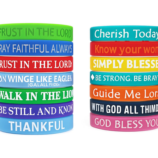 Inspirational Faith Wristbands