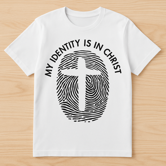 My Identity is in Christ Fingerprint T-shirt