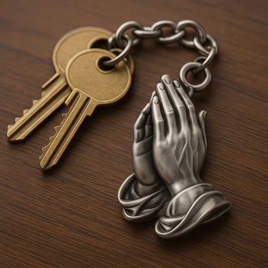 Praying Hands Key Chain
