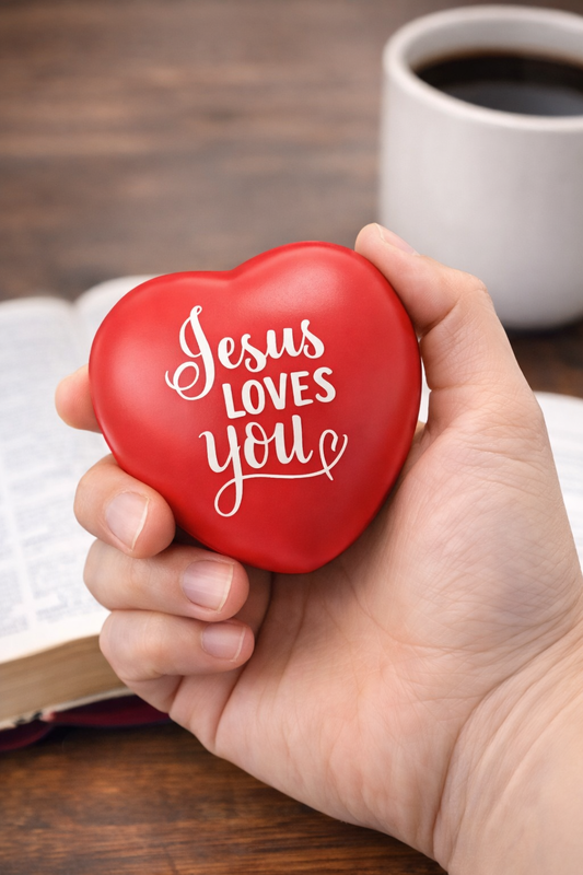 Jesus Loves You Stress Reliever: Pocket Reminder of God’s Love