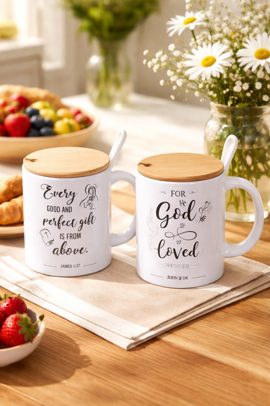 Scripture Coffee Mug – Inspirational Bible Verses