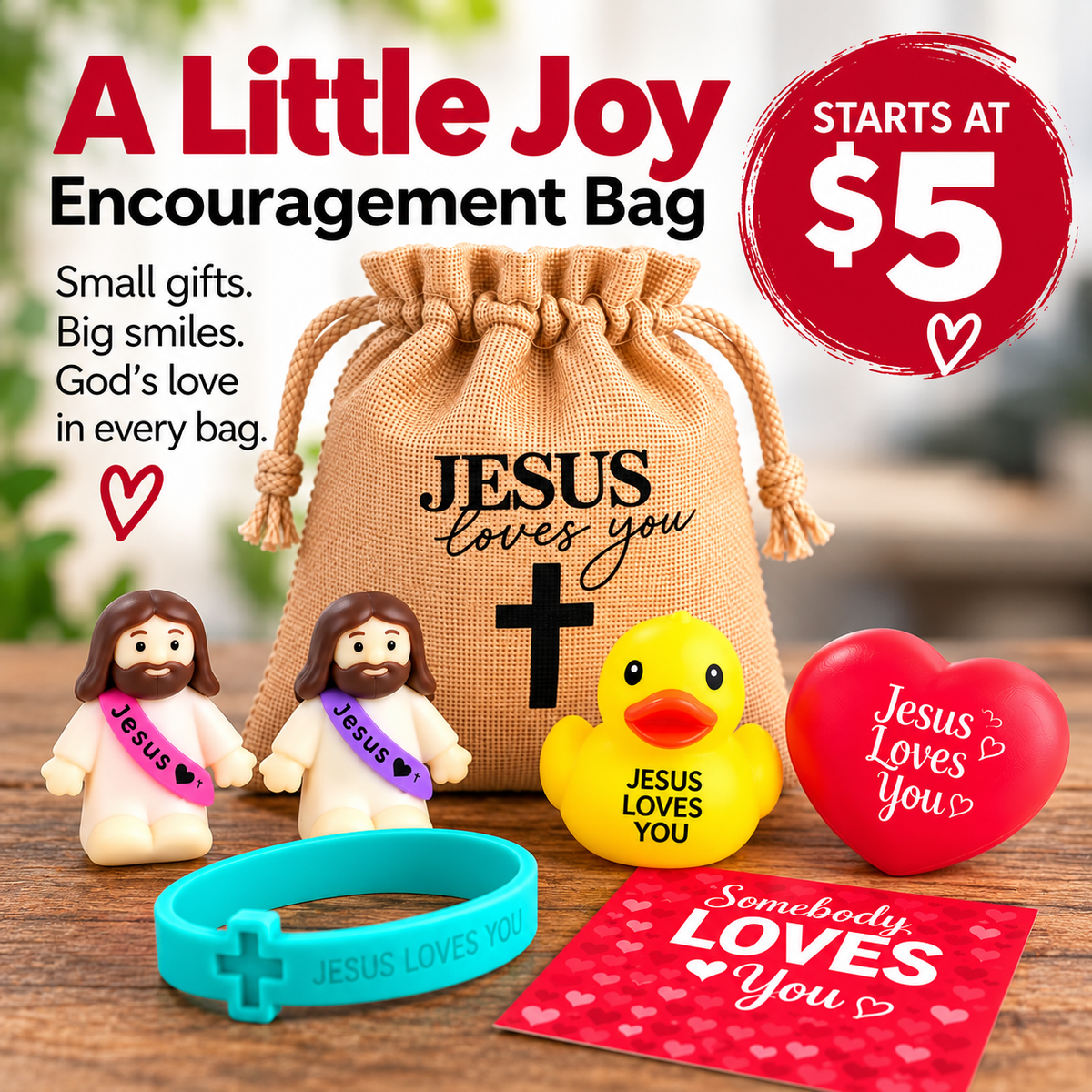 "A Little Joy" Faith Gift Bag - Christian Gift