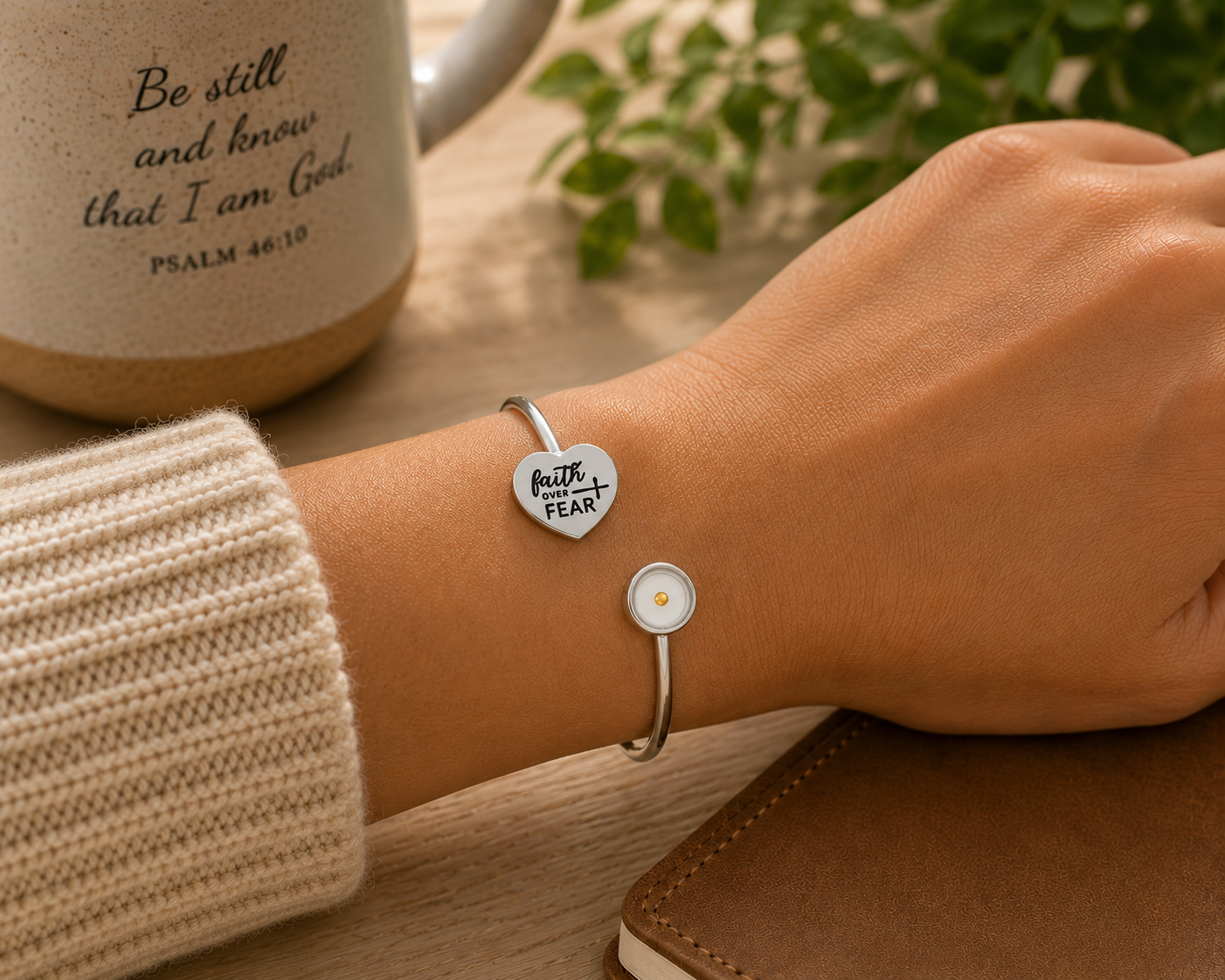 Faith Over Fear Bracelet - Matt 17:20