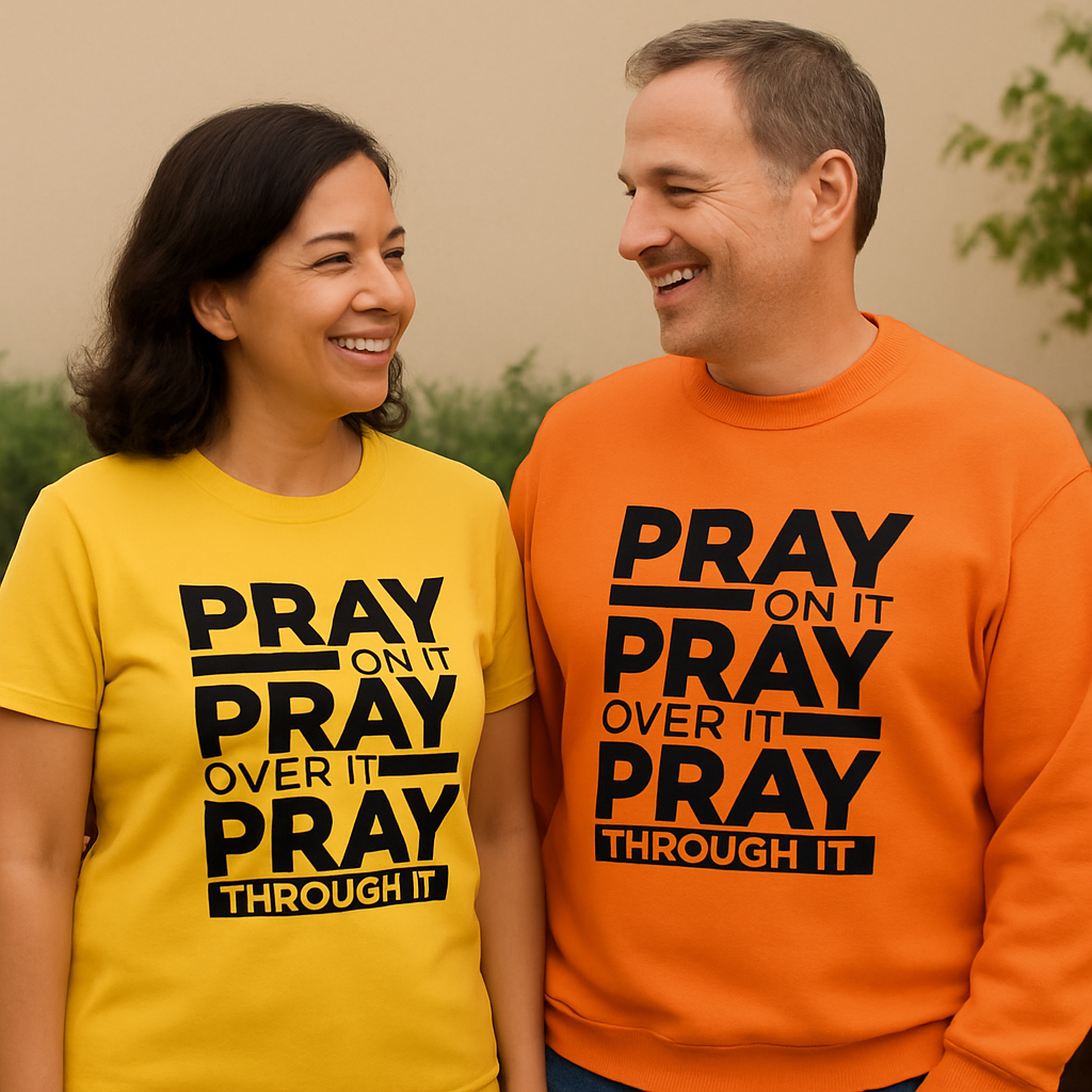 "Pray On It, Pray Over It, Pray Through It" T-Shirt/Sweatshirt