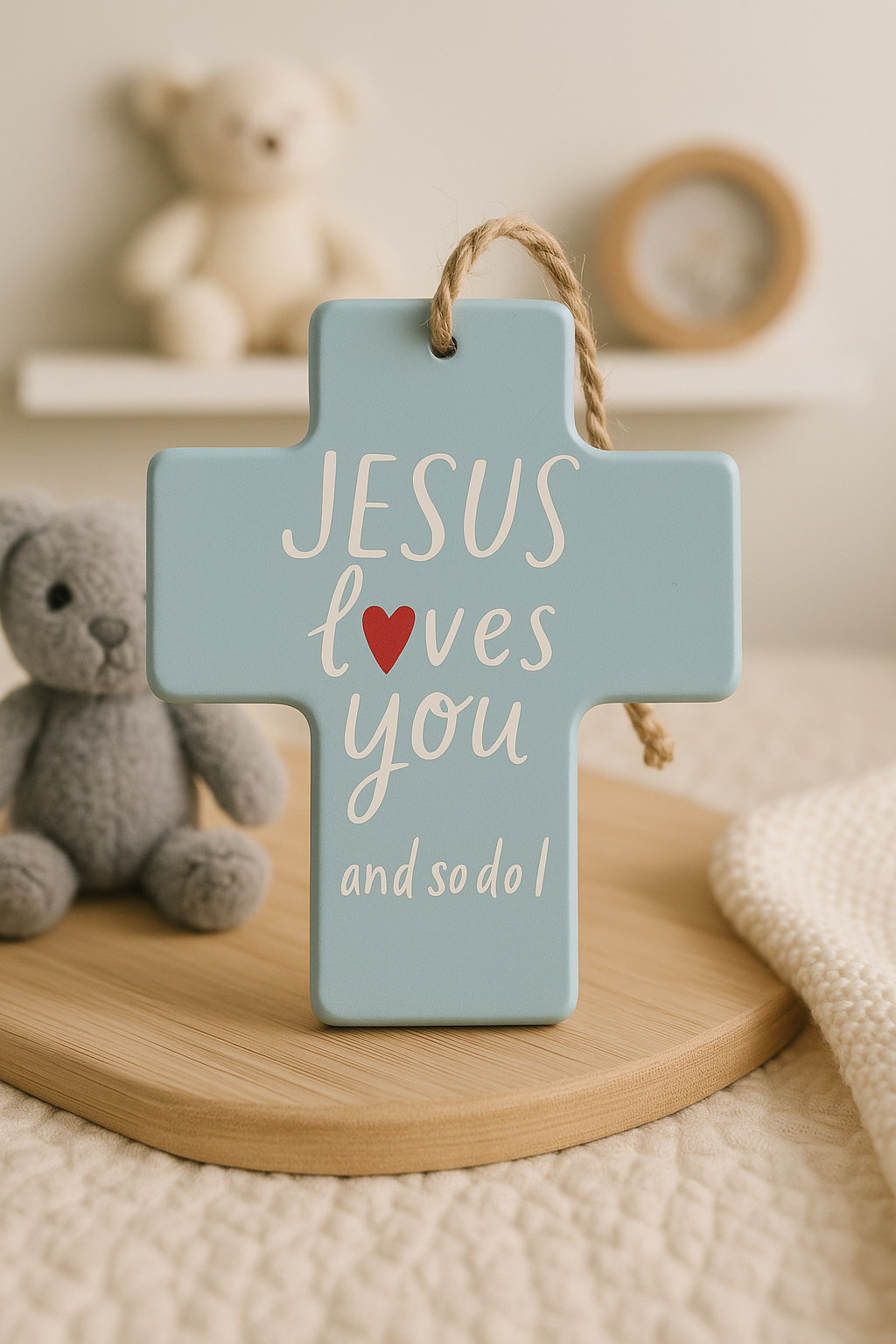 "Jesus Loves You & So Do I" Decoration/Ornament