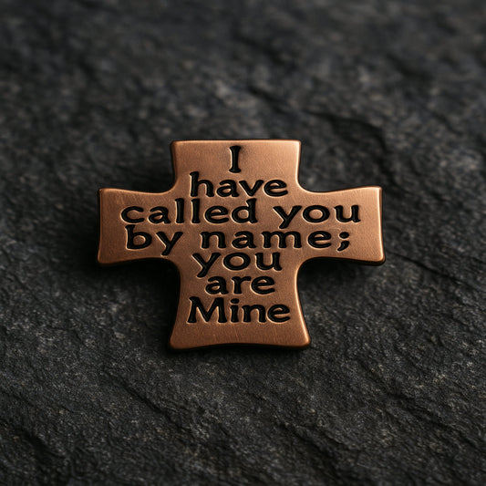 "I Have Called You By Name" Cross Pin