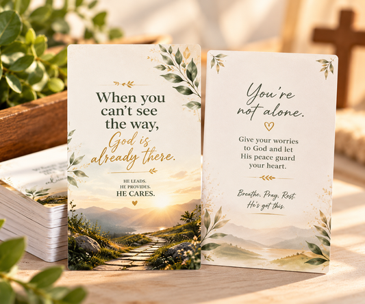 God Is Already There:  Pocket Prayer & Encouragement Cards