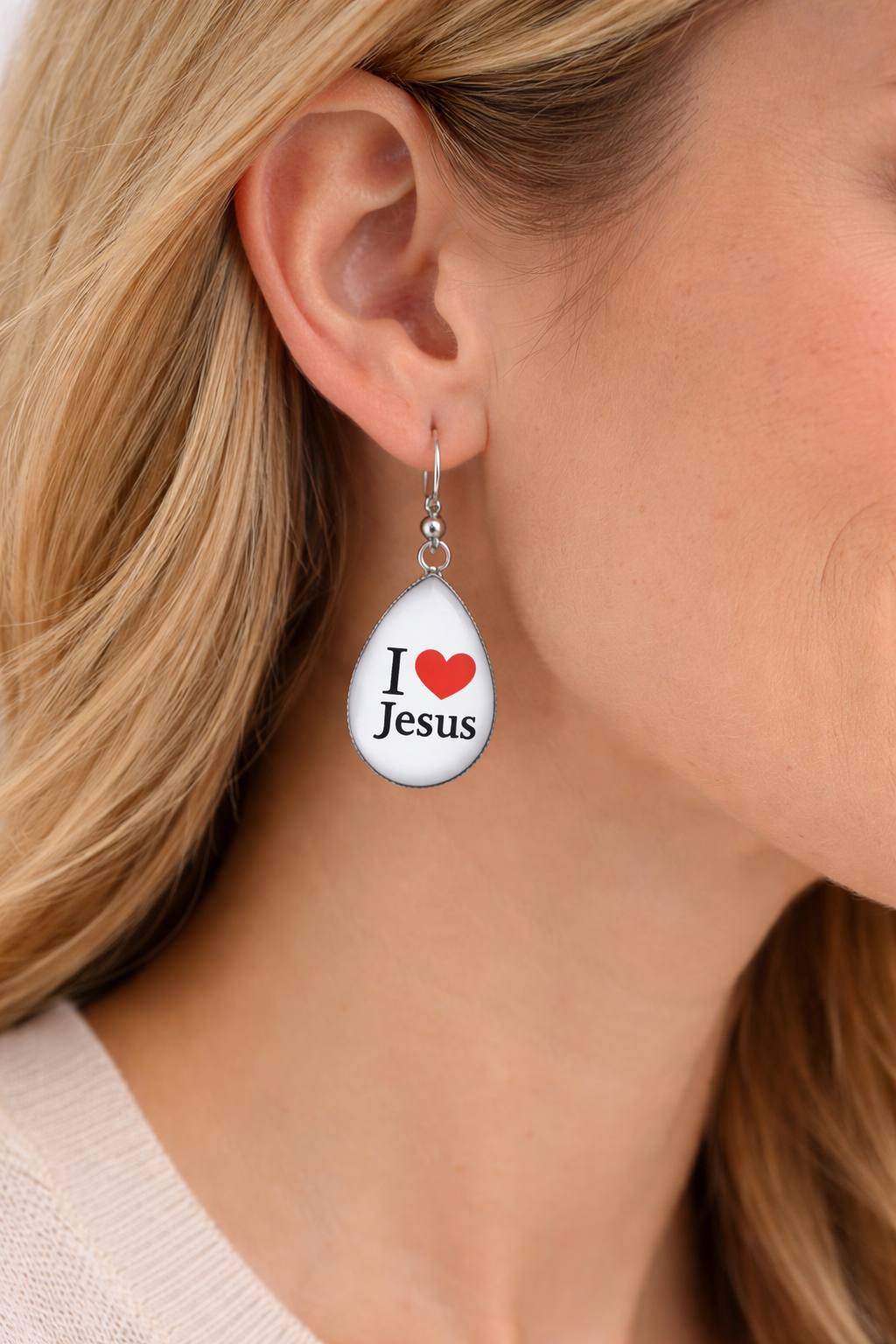 I ❤️ Jesus Earrings