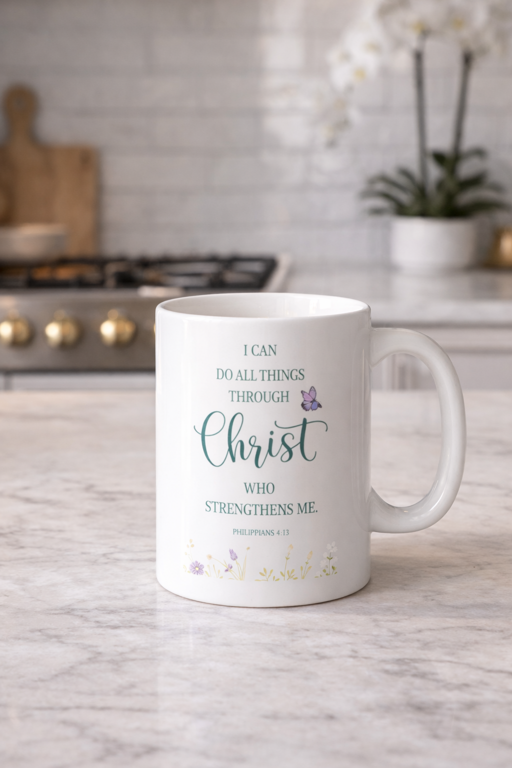 Jeremiah 29:11 Scripture Mug – Butterfly Bible Verse Coffee Cup