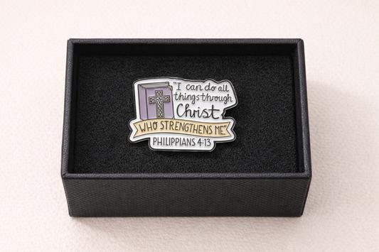 Philippians 4:13 Lapel Pin – I Can Do All Things Through Christ