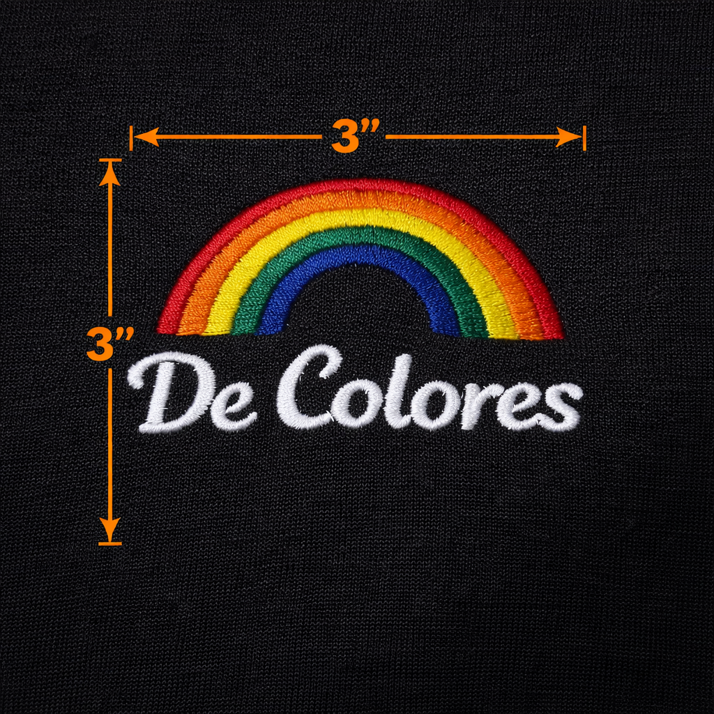 "De Colores Rainbow" - Premium Embroidered Christian Shirt