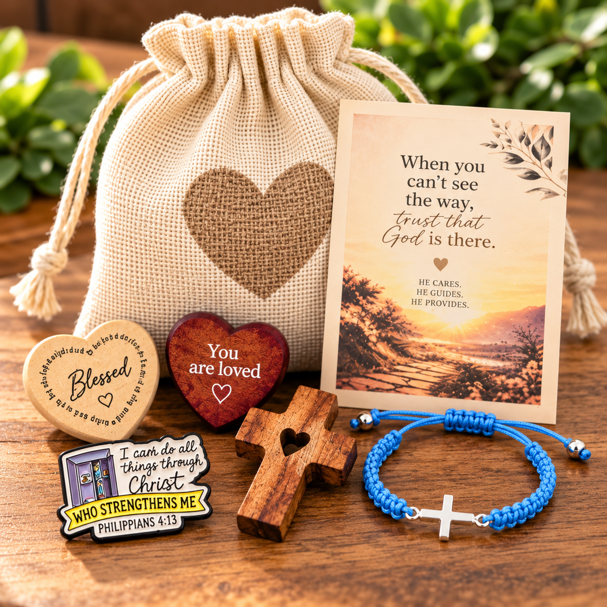"A Little Encouragement" Faith Gift Bag - Christian Gift