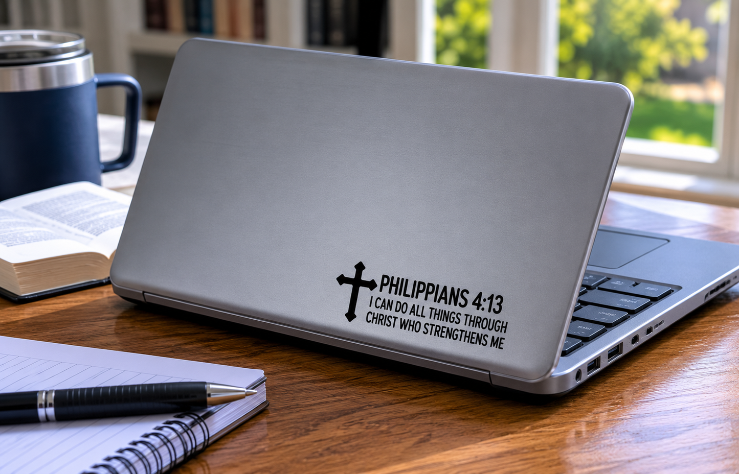Philippians 4:13 Faith Decal | I Can Do All Things Through Christ