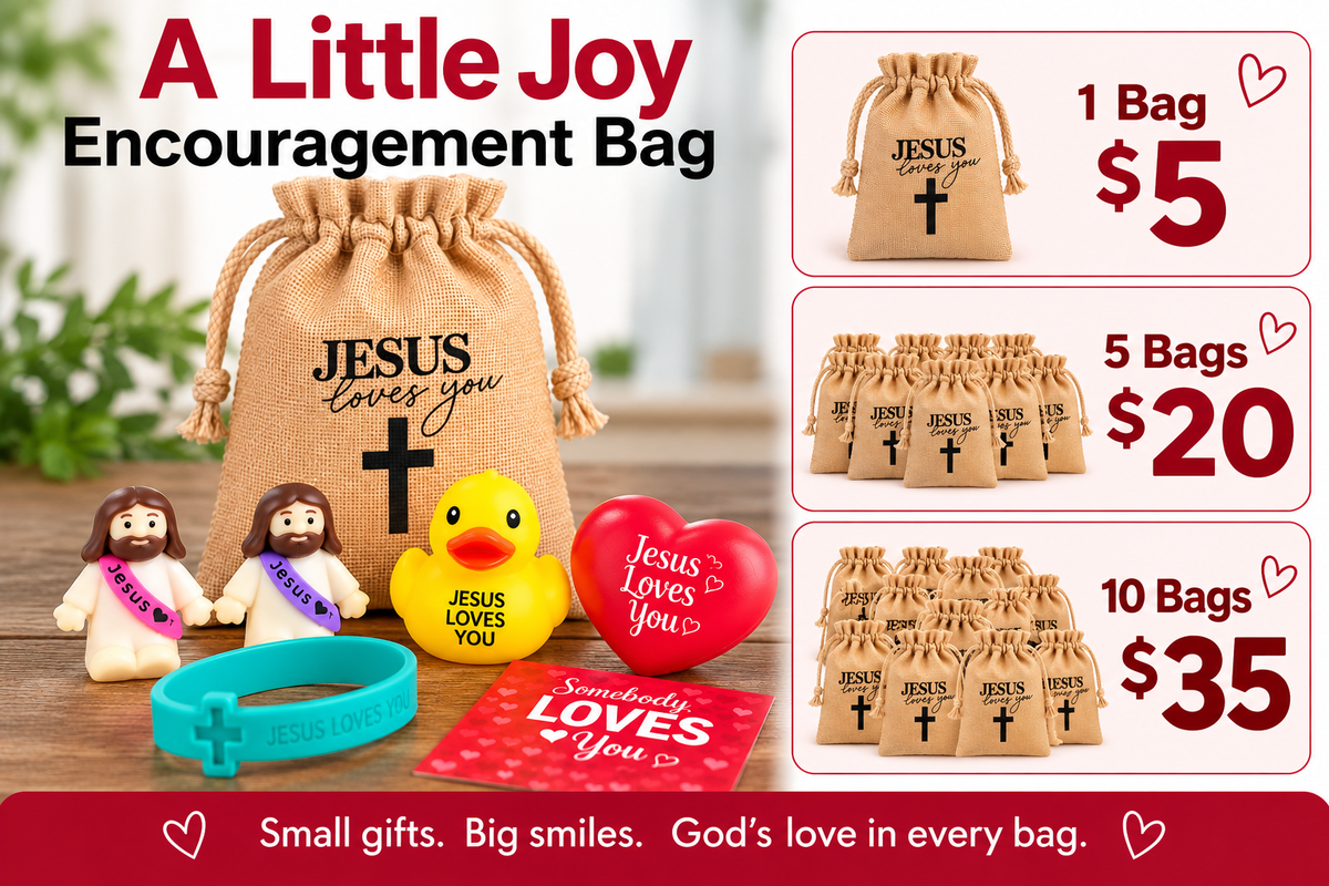 "A Little Joy" Faith Gift Bag - Christian Gift