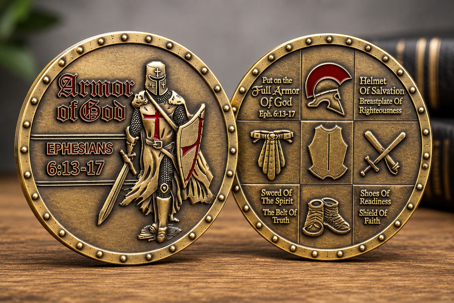Armor of God Prayer Coin | Ephesians 6:13-17