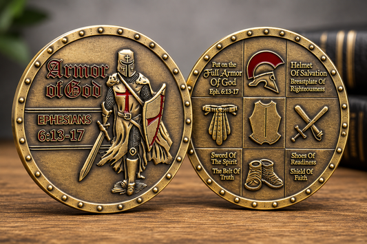 Armor of God Prayer Coin | Ephesians 6:13-17