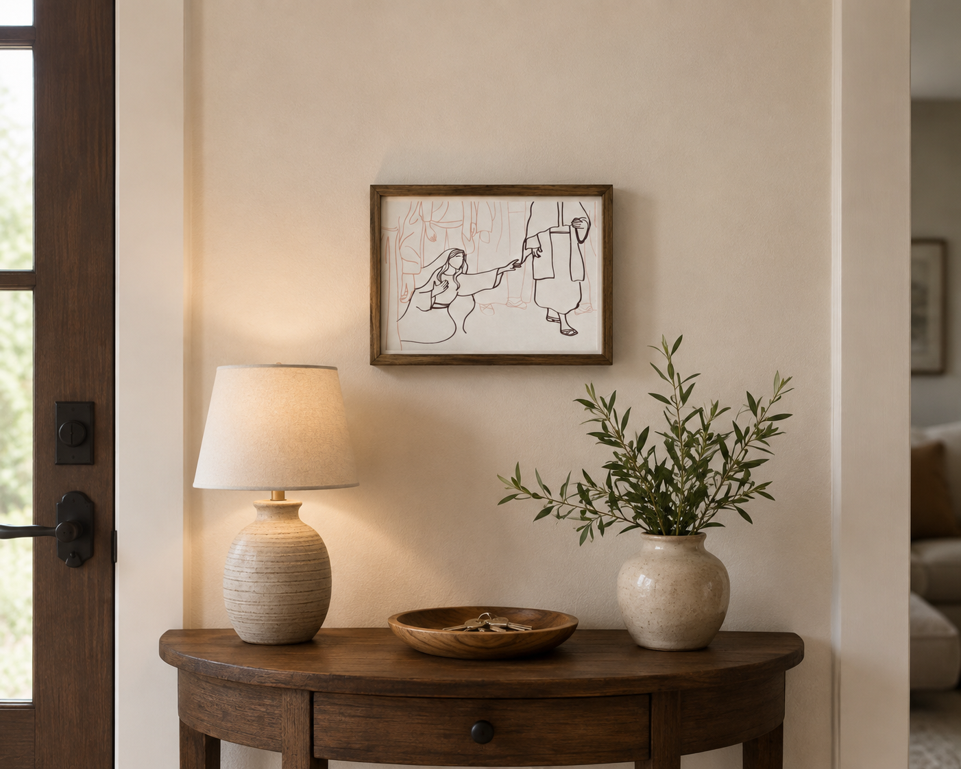 A Woman’s Faith Christian Canvas Wall Art