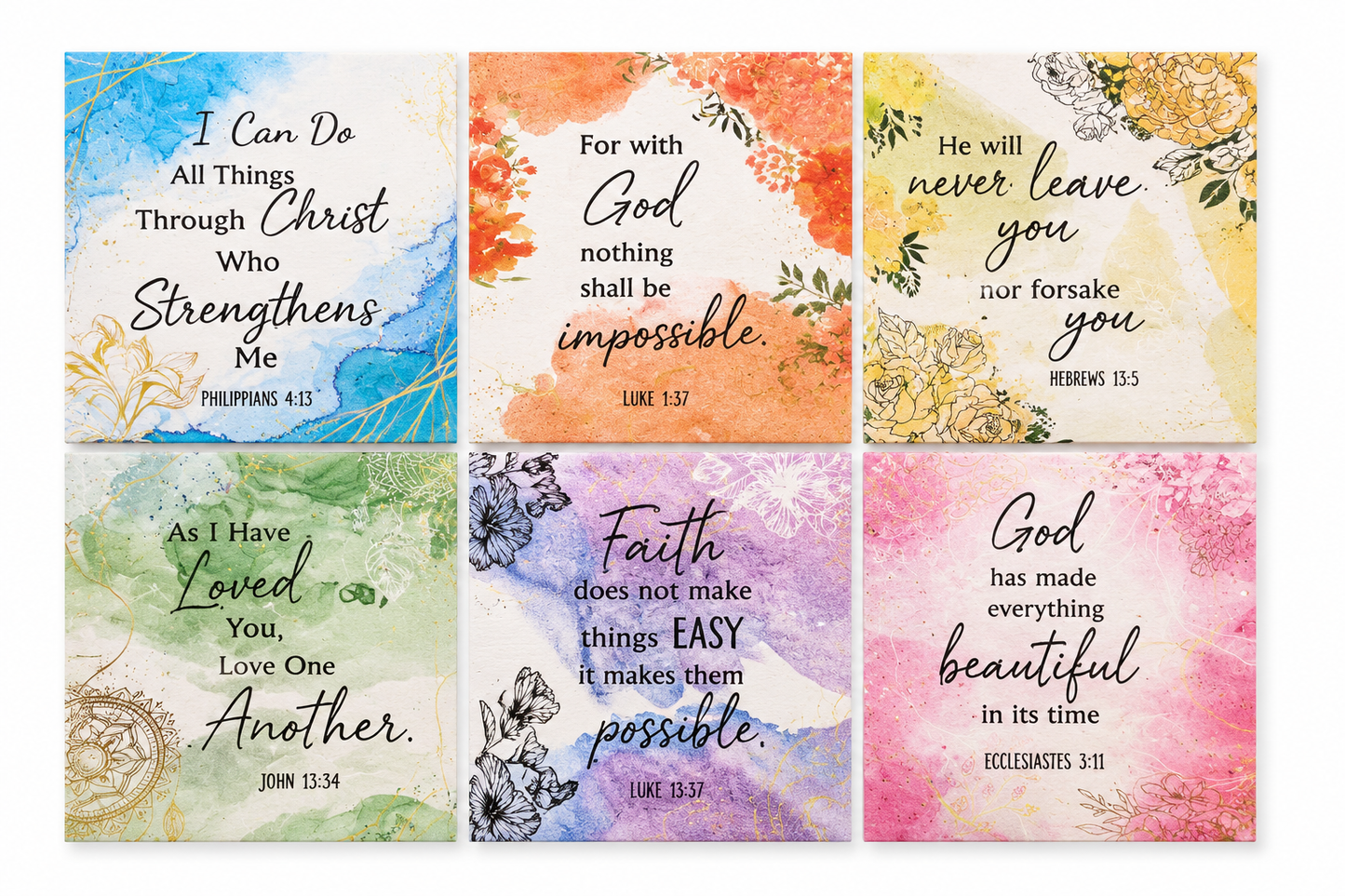 Christian Encouragement Pen | Assorted Scripture Ballpoint Pen