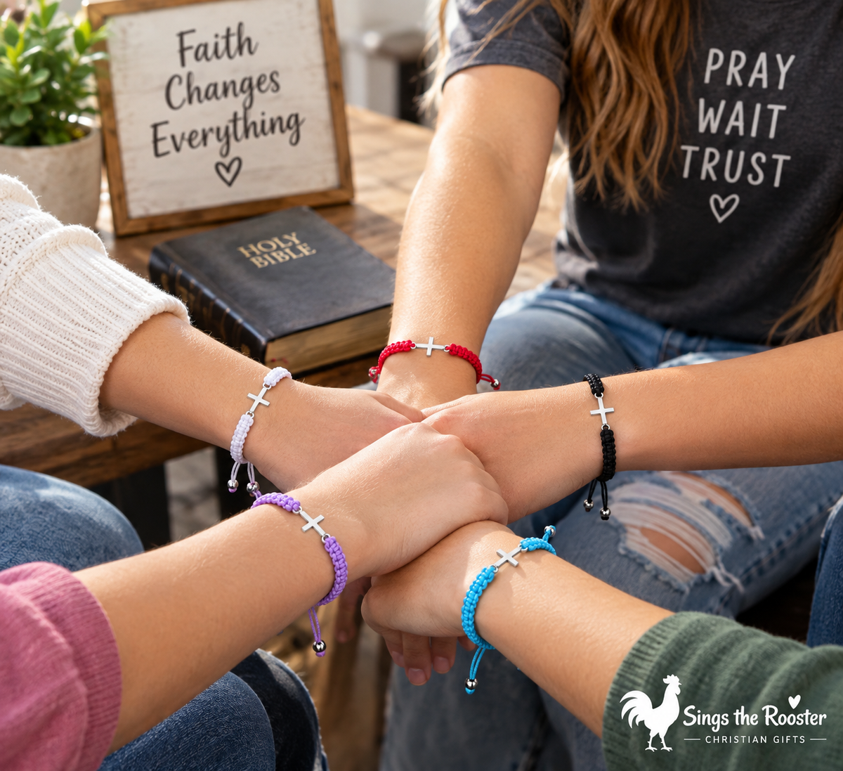 Adjustable Cross Bracelets - Blessing Packs