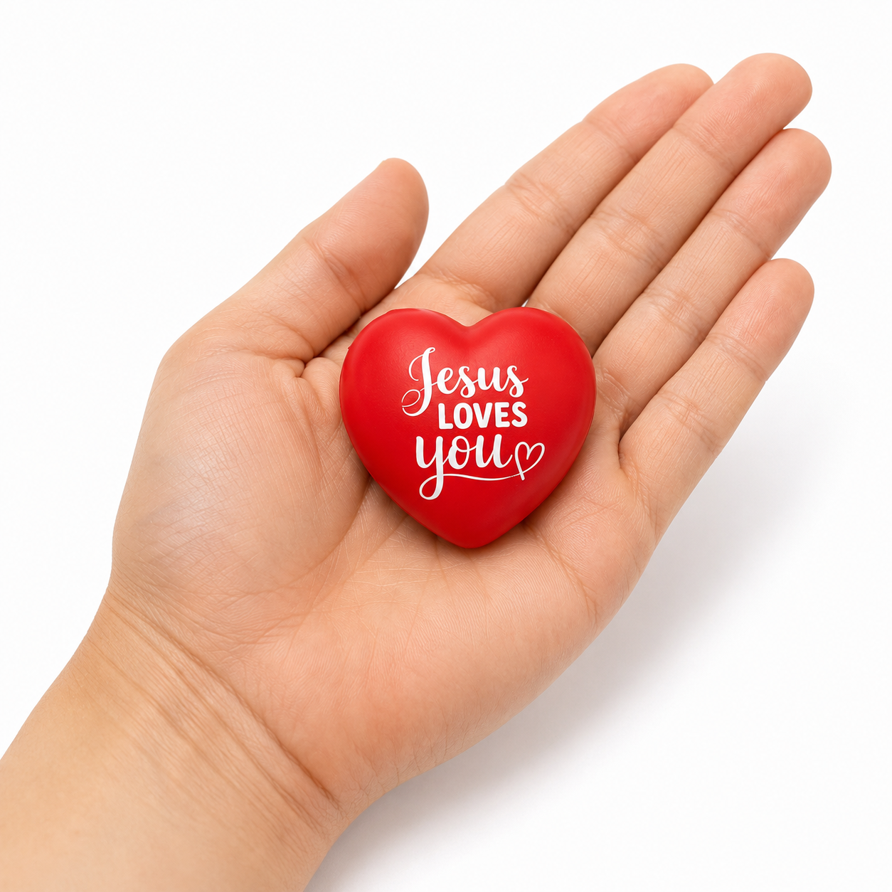 Jesus Loves You Stress Hearts – Christian Encouragement Gift