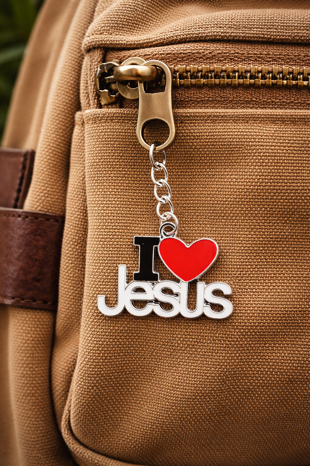 I Love Jesus Keychain – Faith Reminder