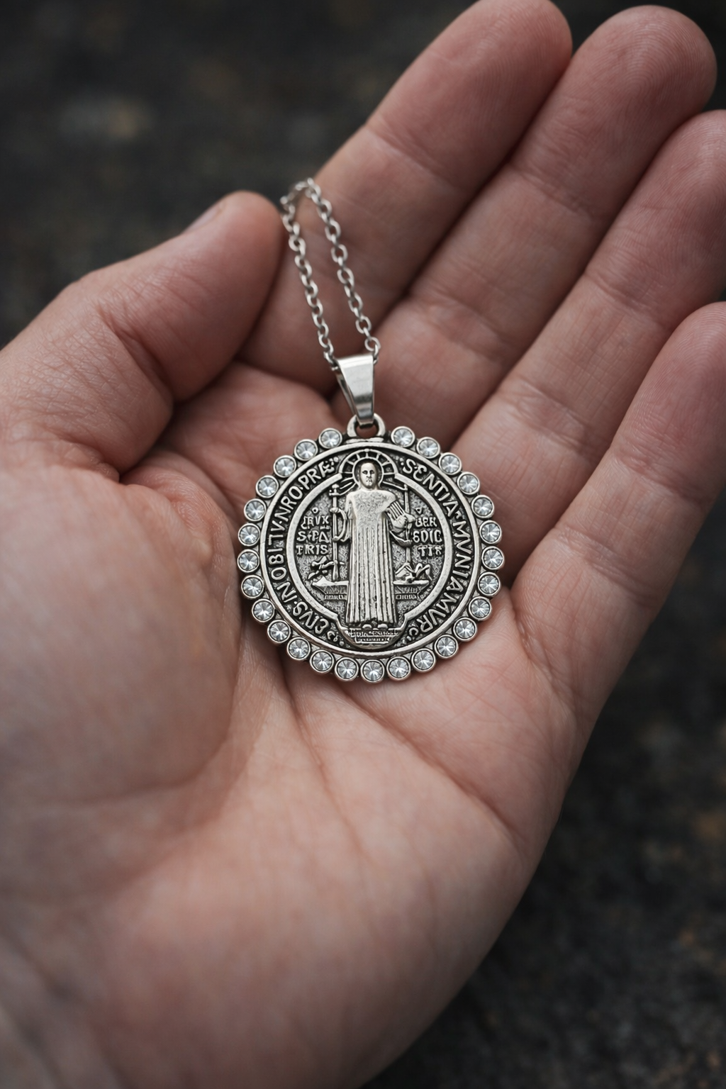 St. Benedict Medal Necklace – Faith & Protection Gift