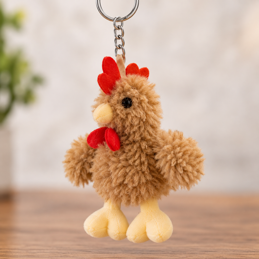 Little Rooster Plush Keychain / Charm