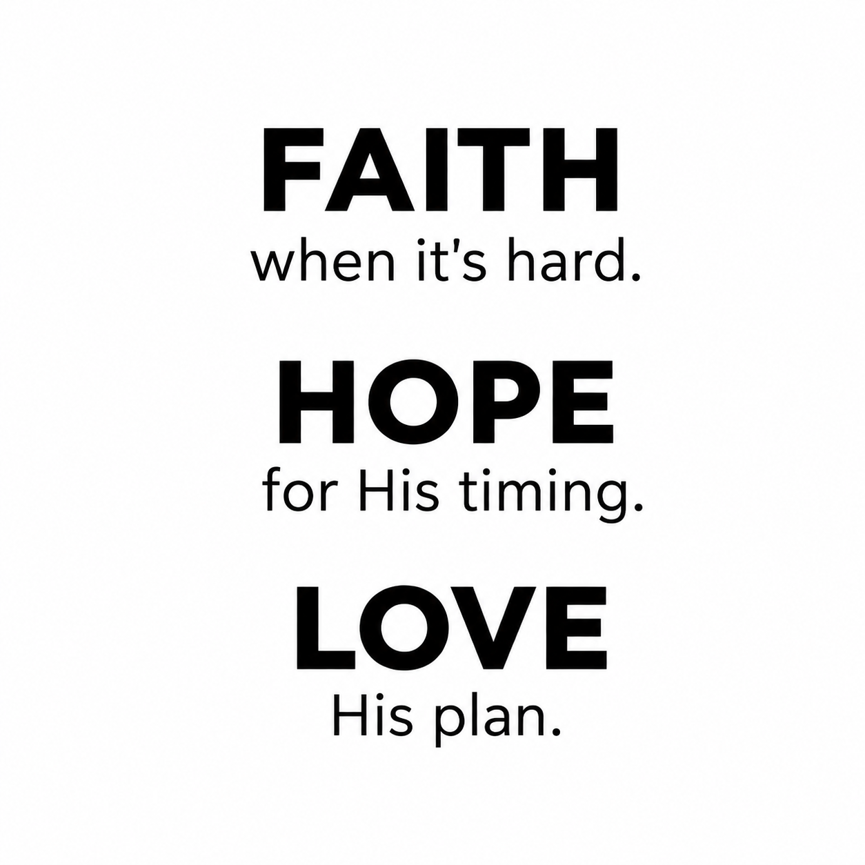FAITH HOPE LOVE Coiled Ring