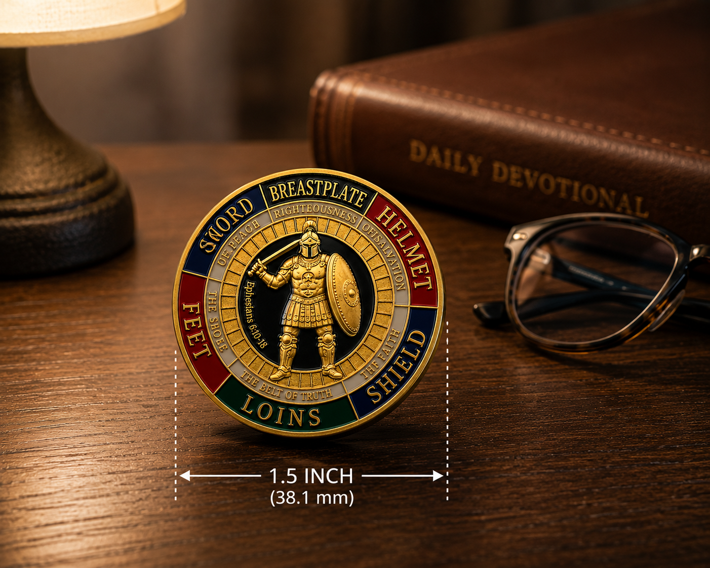 Armor of God Prayer Coin | Put On The Full Armor of God