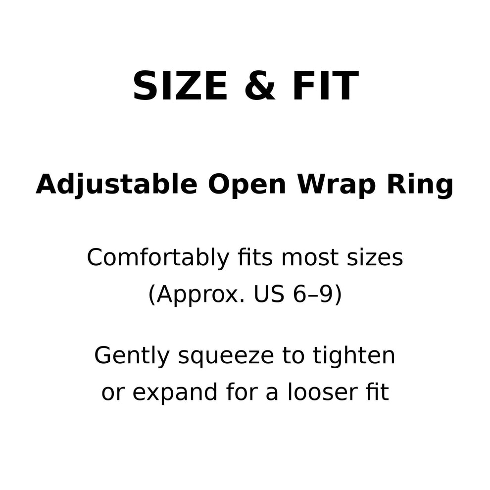 FAITH HOPE LOVE Coiled Ring