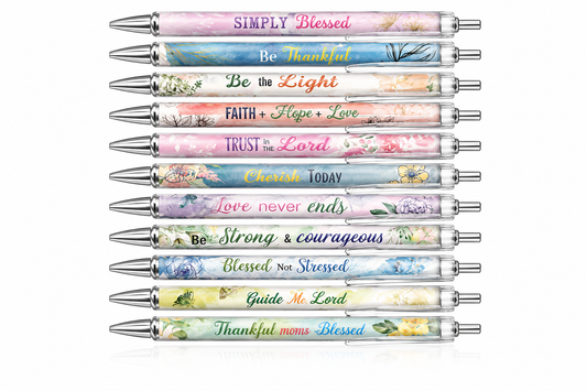 Christian Encouragement Pen | Assorted Scripture Ballpoint Pen