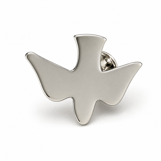 White Dove of Peace Pin – Holy Spirit Symbol