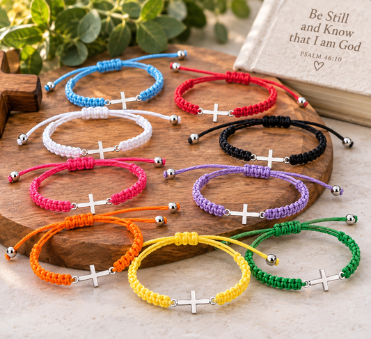 Adjustable Cross Bracelets - Blessing Packs