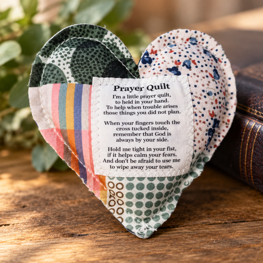 Quilted Pocket Prayer Heart – A Soft Reminder God Is Near