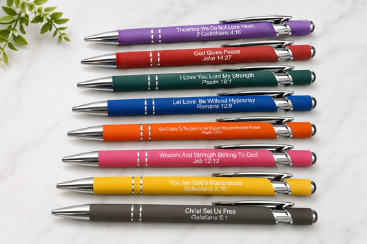 Scripture Encouragement Pens | Inspirational Bible Verse Pens