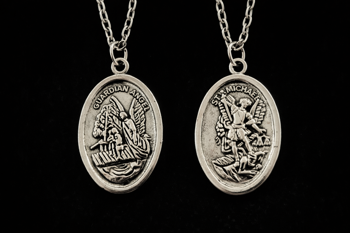 Saint Michael Medal Necklace (Small)