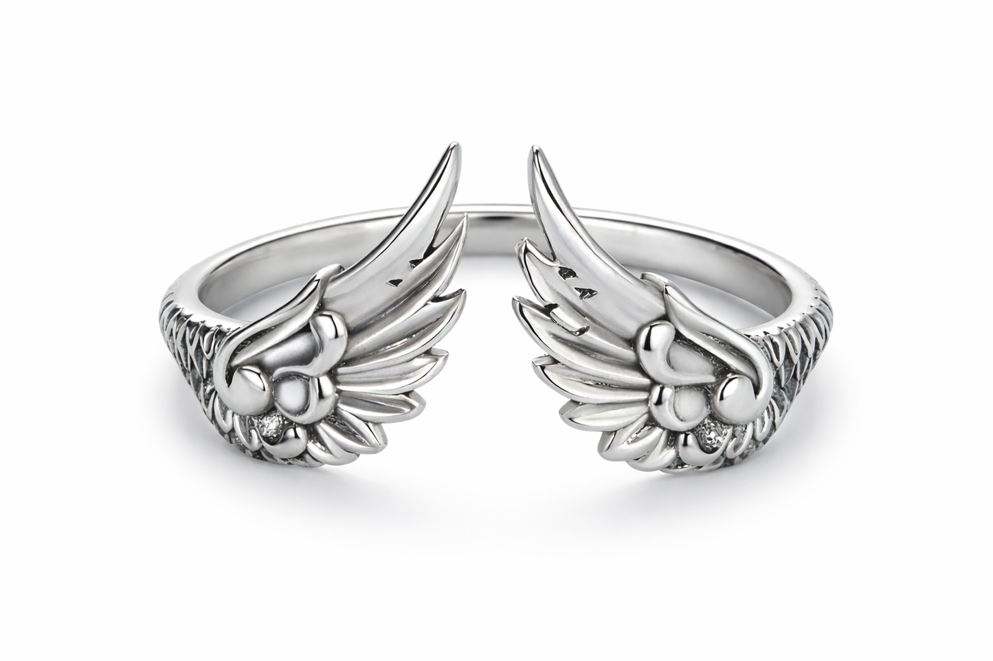 Isaiah 40:31 Inspired Angel's Wings Ring