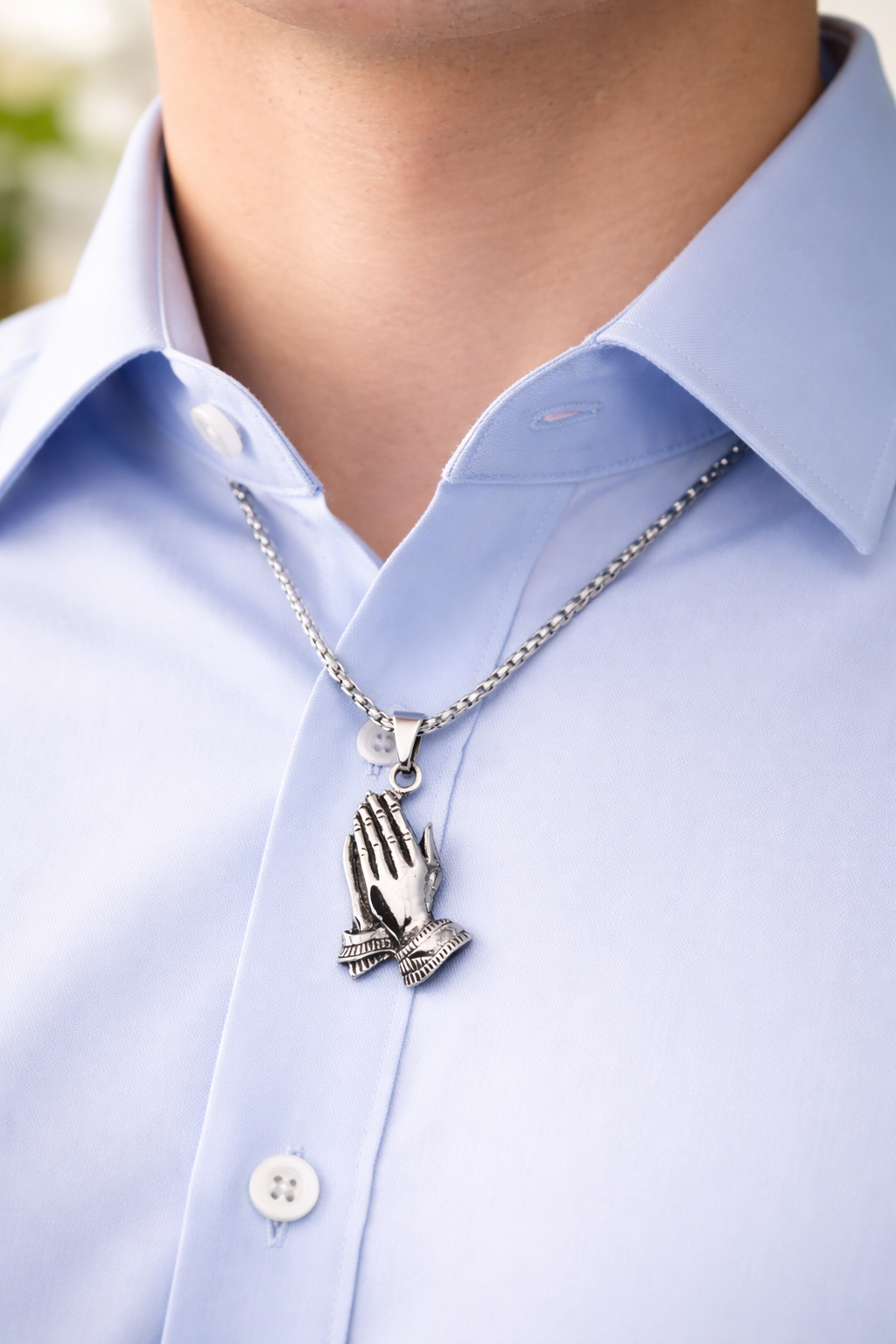Praying Hands Necklace