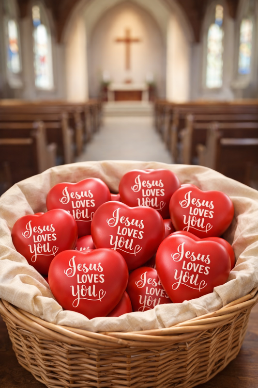 Jesus Loves You Stress Reliever:  Pocket Reminder of God’s Love