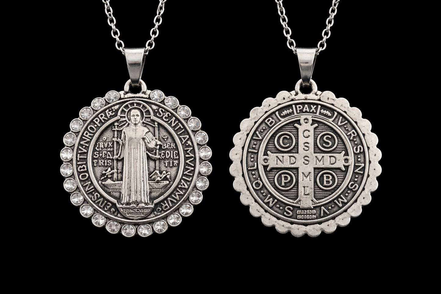 St. Benedict Medal Necklace – Faith & Protection Gift