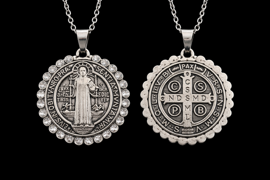 St. Benedict Medal Necklace – Faith & Protection Gift