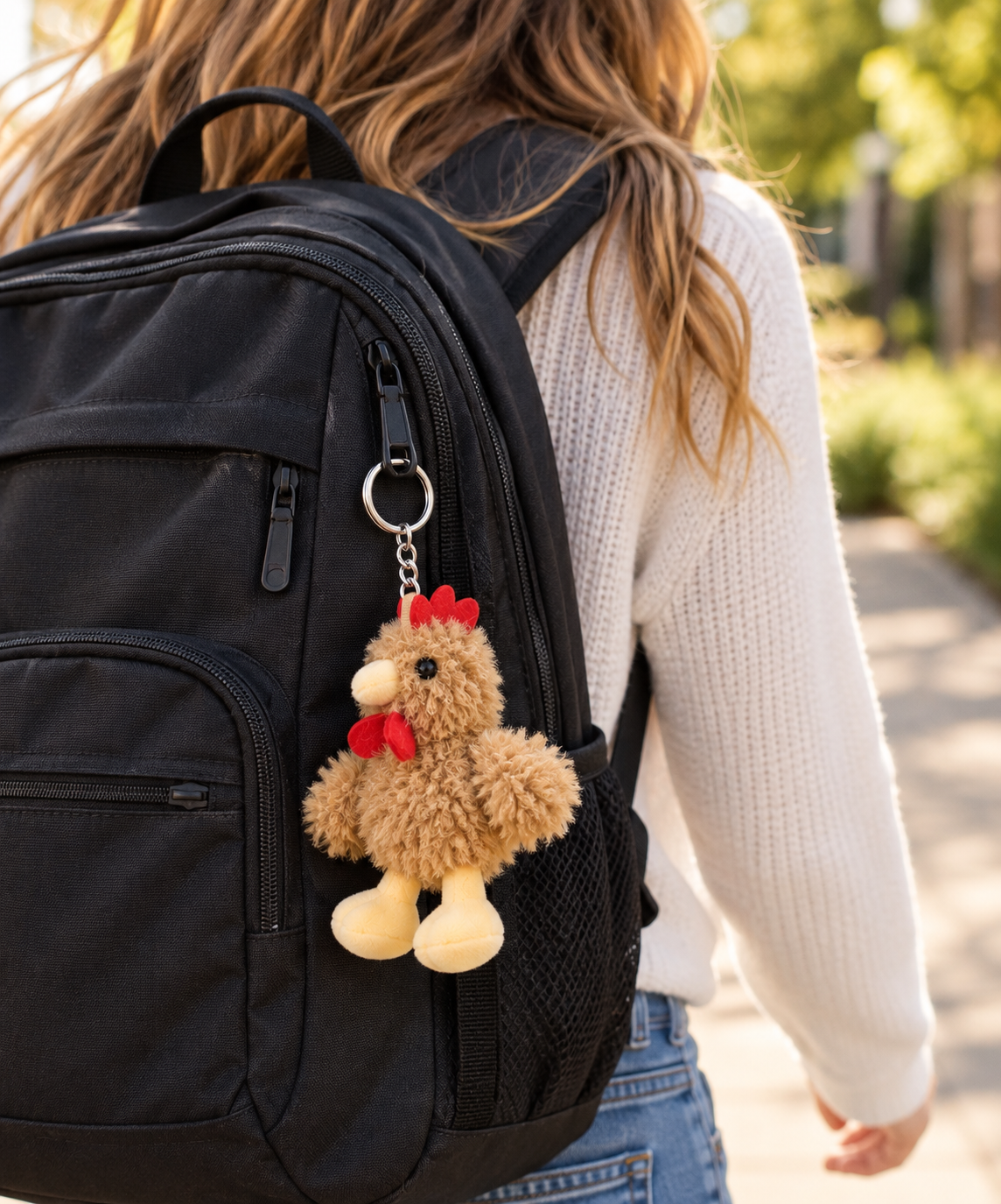 Little Rooster Plush Keychain / Charm